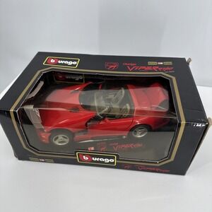 Burago 1992 Dodge ViperRT/10  (Die-cast - 1:18 Scale) Model‎ Car NIB Dead stock